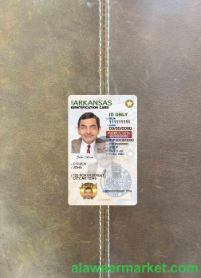 USA Arkansas ID card under 21 photolook FRONT